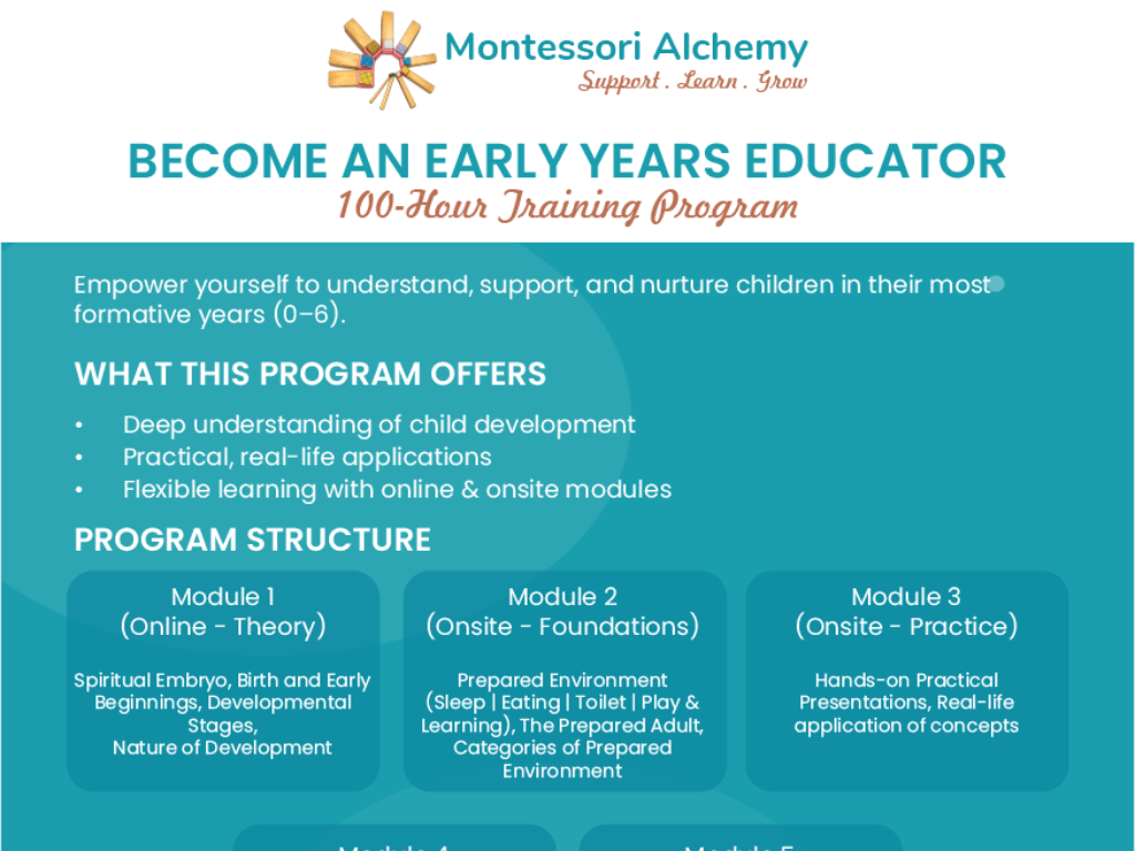 BECOME AN EARLY YEARS EDUCATOR
